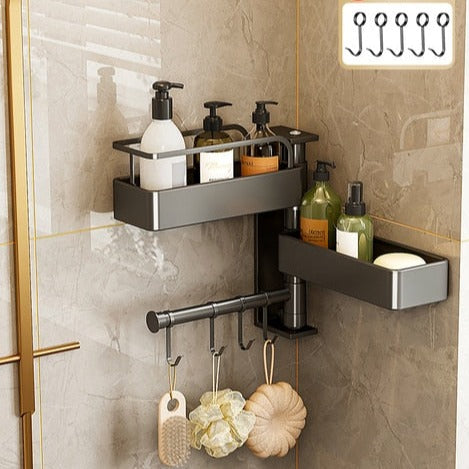 Bathroom Hardware Acce Shelves Kitchen Wall Shelf Shower Shampoo