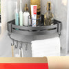 Corner Shelves For The Shower Bathroom Organizer With Hook Punch-Free