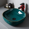 Countertop Basin Modern Ceramic Bathroom Outdoor Courtyard Basin Sink