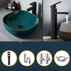 Countertop Basin Modern Ceramic Bathroom Outdoor Courtyard Basin Sink
