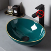 Countertop Basin Modern Ceramic Bathroom Outdoor Courtyard Basin Sink