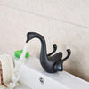 Creative Brass Duck Shape Deck Mount Hot and Cold Basin Sink Faucet