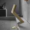 Creative Brass Water Mixer Basin Faucet One Hole Round Handle Sink Tap