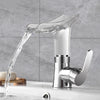 Creative Waterfall Basin Sink Faucet Brass Cold Hot Water Sink Faucet