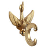 Crystal Gold Polish Swan Bathroom Hardware Include Toilet Paper Holder