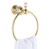 Crystal Towel Ring Bathroom Accessory