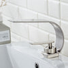 Curve Single Hole Double Handle Water Faucet Waterfall Water Tap