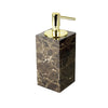 Dark Natural Marble Bathroom Accessories Luxury Bathroom Dispenser