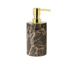 Dark Natural Marble Bathroom Accessories Luxury Bathroom Dispenser