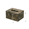 Dark Natural Marble Bathroom Accessories Luxury Bathroom Dispenser