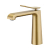 Deck Fashion Style Single Lever Brass Basin Mixer Bathroom Sink Faucet