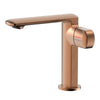 Deck Mounted Bathroom Basin Faucet Brass Water Mixer Sink Crane Tap
