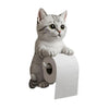 Decorative Cat Shape Tissue Paper Holder Resin Cat Paper Roll Holder
