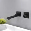 Digital Display Bathroom Faucet Wall Mounted Waterfall Basin Faucet