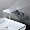 Digital Display Brass Basin Faucet Single Handle Hot Cold Sink Faucet