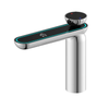 Digital Display Brass Bathroom Sink Faucet Hot Cold Dual Control Tap