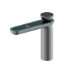 Digital Display Brass Bathroom Sink Faucet Hot Cold Dual Control Tap