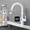 Digital Display Brass Kitchen Faucet 3 Mode Spout Pull Out Sink Faucet