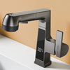 Digital Display Kitchen Sink Faucet Washbasin Rotating Lifting Tap