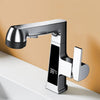 Digital Display Kitchen Sink Faucet Washbasin Rotating Lifting Tap