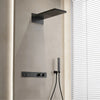 Digital Display Shower System With Hidden Design Wall Mounted Faucet