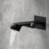 Digital Display Wall Entry Design Dual Control Basin Faucet