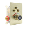 Digital Shower Mixer Valve Brass 2 or 3 Way Wall Mounted Bath Mixer
