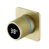 Digital Square Shower Mixer Valve One Way Solid Brass Hot Cold Control