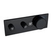 Digital Thermostatic Solid Brass Triple Mixer Valve Shower Set Panel
