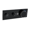 Digital Thermostatic Solid Brass Triple Mixer Valve Shower Set Panel
