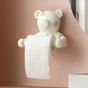 Dog Design Toilet Paper Holder Hygiene Resin Free Punch Hand Tissue Box