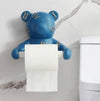 Dog Design Toilet Paper Holder Hygiene Resin Free Punch Hand Tissue Box