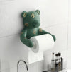 Dog Design Toilet Paper Holder Hygiene Resin Free Punch Hand Tissue Box