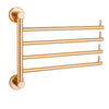 Double Pole Multi Pole Bath Towel Rack Golden Rotating Towel Rack