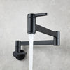 Double Switch Basin Faucet Kitchen In-Wall Foldable Single Cold Tap