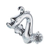 Dragon Bathroom Sink Faucet Double Luxurious Crystal Handwheel Tap