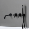 Dual Control Brass Bathroom Shower Faucet Luxury Type Bathtub Tap