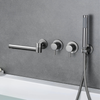 Dual Control Brass Bathroom Shower Faucet Luxury Type Bathtub Tap