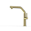 Dual-Spout Stainless Steel Kitchen Faucet Pull-Out Sink Mixer Tap