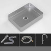 Luxury Bathroom Sink Stainless Steel Countertop Sink Nordic Wash Basin