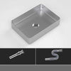 Luxury Bathroom Sink Stainless Steel Countertop Sink Nordic Wash Basin