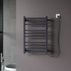 Electric Heated Towel Rail with Time and Temperature Settings US Plug