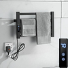 Electric Metal Towel Bar Towel Dryer Rack Towel Warmer and Towel Holder In Black Or White