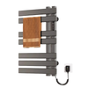 Electric Towel Dryer Aluminum 7-Bar Heated Towel Rack with Touch Panel