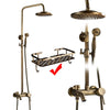 Elegant Shower Set with Brass Antique Finish Vintage Brass Shower Set