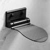 Non-Slip Aluminum Shower Foot Rest Bathroom Pedestal Footstool