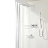 Embedded Box Shower Faucet Ceiling Control LED Rainfall Shower Mixer Set