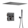 Embedded Brass Shower System Thermostatic Hot Cold Bath Mixer