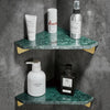 Emerald Corner Shelf Wall Bathroom Storage Rack Bathroom Shower Shelf