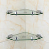 European-style Bathroom Shelf Glass Corner Shelves For The Shower